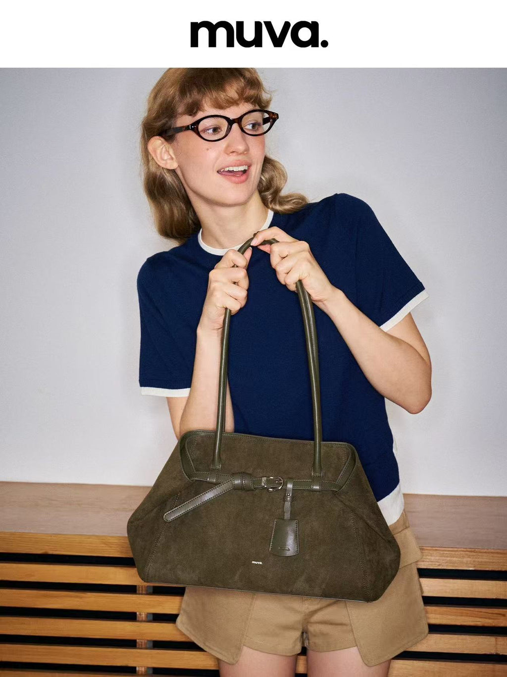 Bolso tote textura suave MUVA