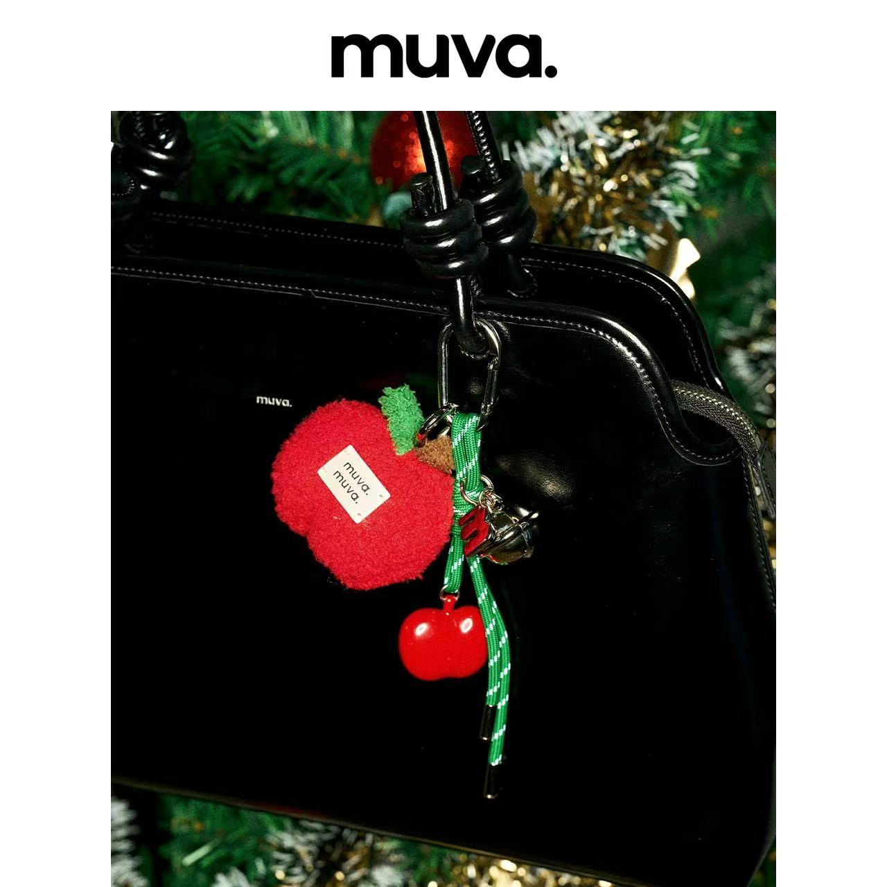 Colgante de manzana para bolso MUVA