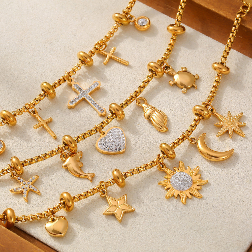 Pulsera colgantes simbólicos FP