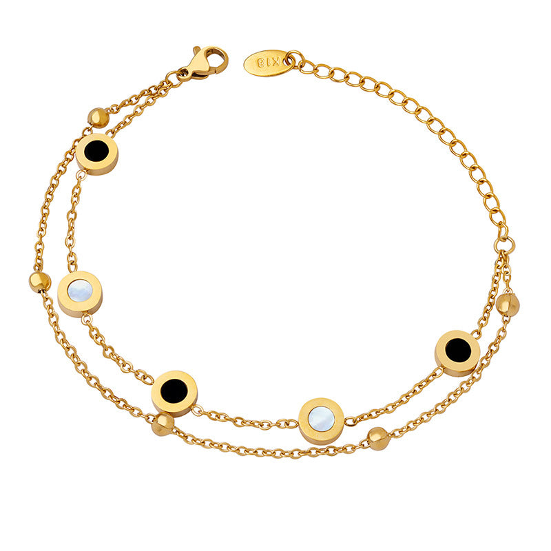 Pulsera doble círculos FP