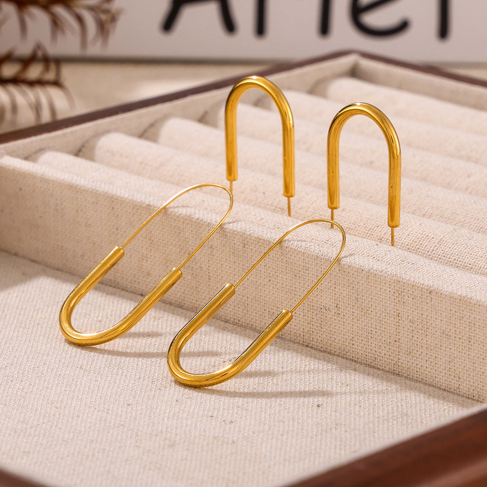 Pendientes de forma clip FP