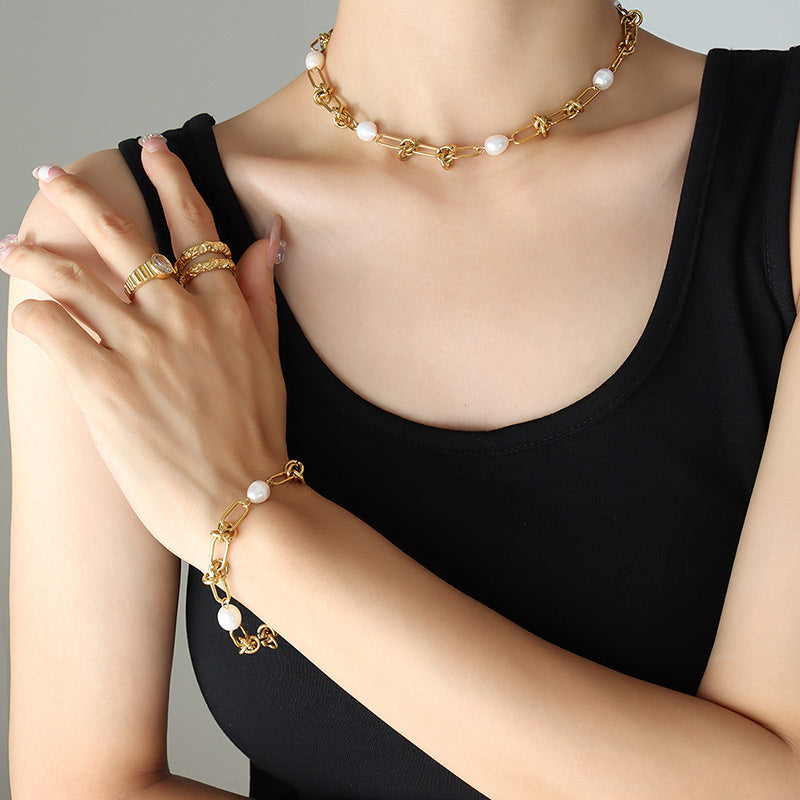 Conjunto de cadena y perlas FP