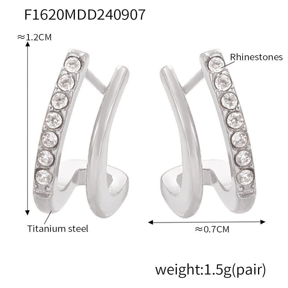 Pendiente con strass decorativo FP